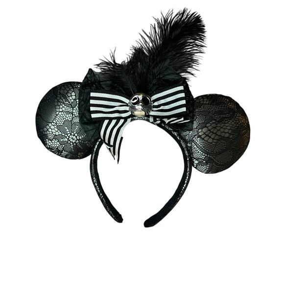 Minnie Mouse Ears Jack Skellington - Picture 1 of 2